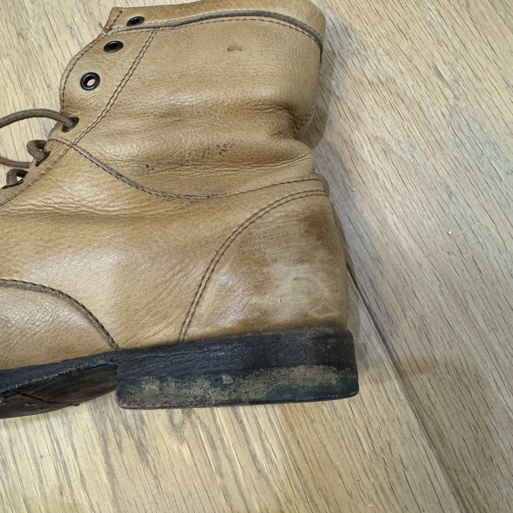Frye Erin Workboot Camel Soft Vintage Leather - Picture 10 of 10